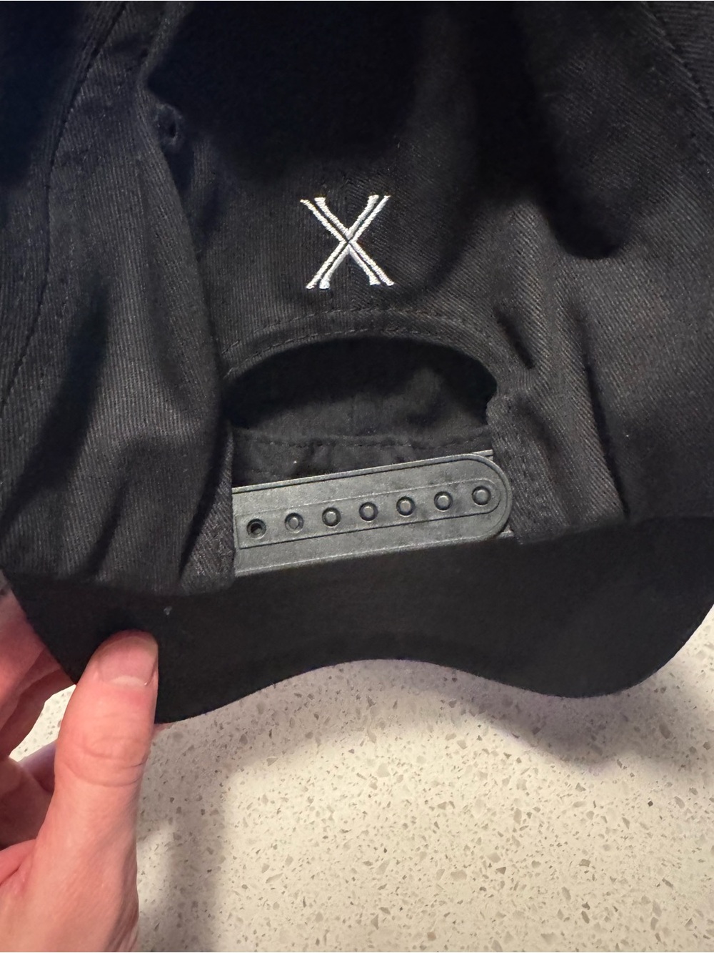 Savage X Fenty Black Baseball Cap Adjustable Strapback Hat NWT - Picture 5 of 6
